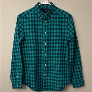 Boys Ralph Lauren Plaid Button Down Shirt